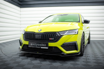 Skoda Octavia RS MK4 2020+ Frontsplitter V.4 Maxton Design